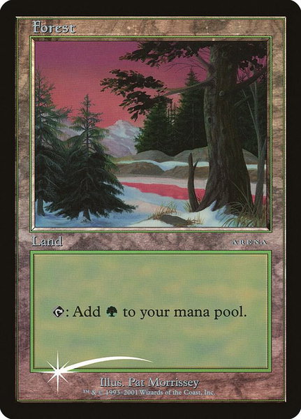 Forest (2001 Ice Age) - Arena Promos Magic: The Gathering trading card