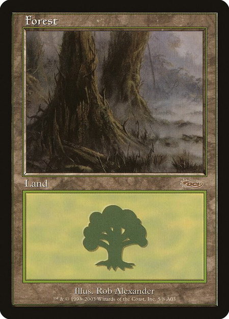 Forest (2003) trading card from Arena Promos Forest (2003) - Arena Promos Magic: The Gathering trading card