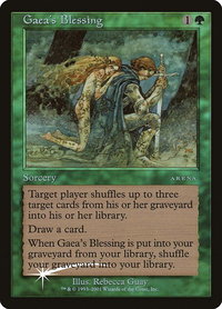 Gaea's Blessing - Arena Promos (ARENA) #12 - Promo Magic: The Gathering Trading Card