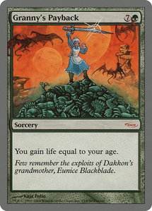 Granny's Payback - Arena Promos (ARENA) #13 - Promo Magic: The Gathering Trading Card
