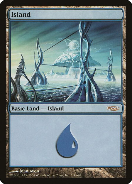 Island (2004) - Arena Promos Magic: The Gathering trading card