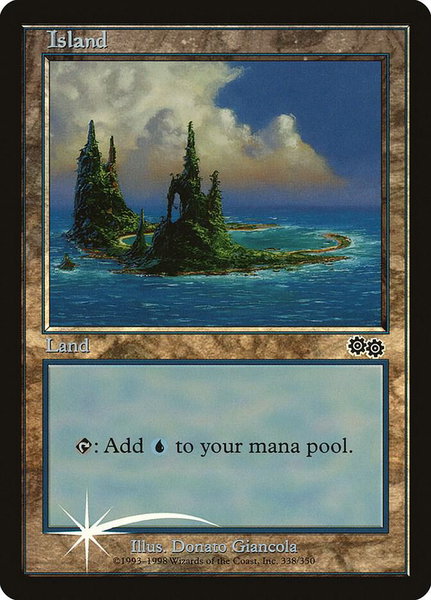 Island (1999) trading card from Arena Promos Island (1999) - Arena Promos Magic: The Gathering trading card