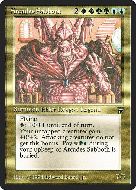 Arcades Sabboth - Legends Magic: The Gathering trading card