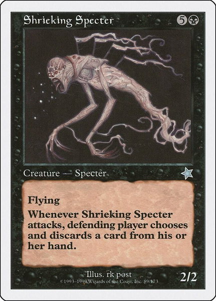 Shrieking Specter - Starter 1999 Magic: The Gathering trading card
