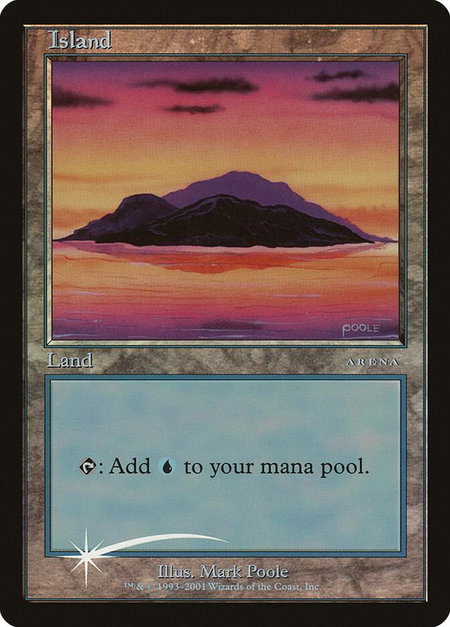 Island (2002) - Arena Promos Magic: The Gathering trading card