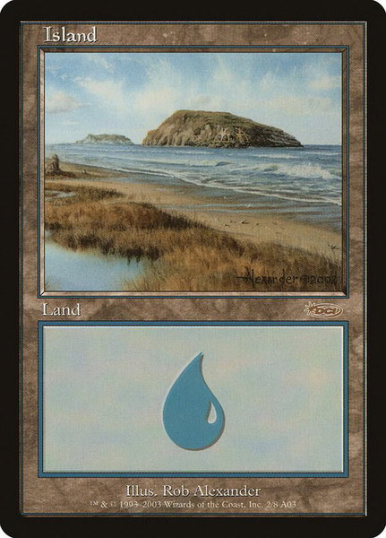 Island (2003) trading card from Arena Promos Island (2003) - Arena Promos Magic: The Gathering trading card