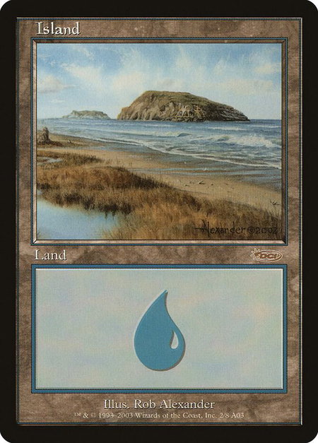 Island (2003) - Arena Promos Magic: The Gathering trading card