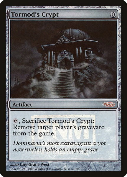 Tormod's Crypt trading card from FNM Promos Tormod's Crypt - FNM Promos Magic: The Gathering trading card