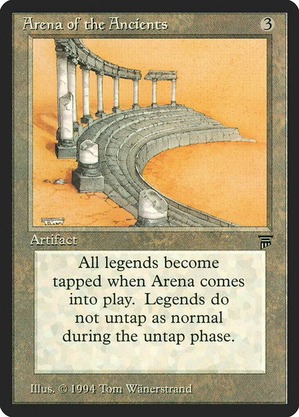 Arena of the Ancients - Legends Magic: The Gathering trading card