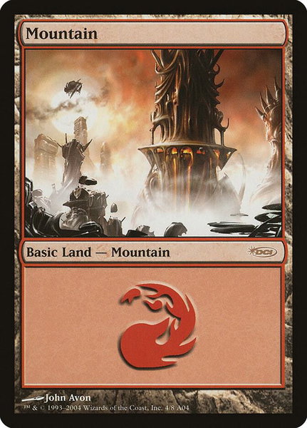 Mountain (2004) - Arena Promos Magic: The Gathering trading card