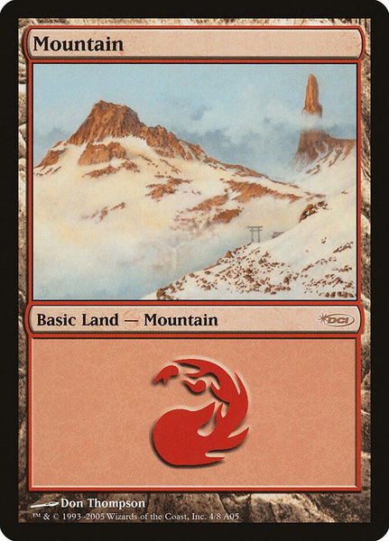 Mountain (2005) trading card from Arena Promos Mountain (2005) - Arena Promos Magic: The Gathering trading card
