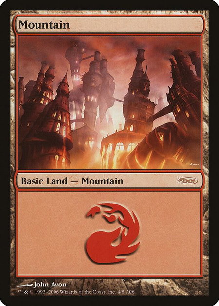 Mountain (2006) - Arena Promos Magic: The Gathering trading card