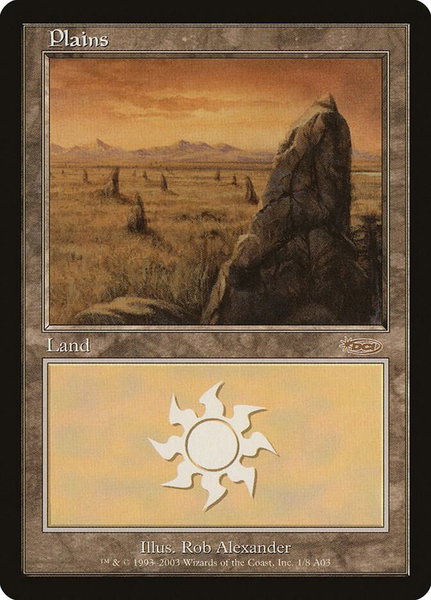 Plains (2003) - Arena Promos Magic: The Gathering trading card