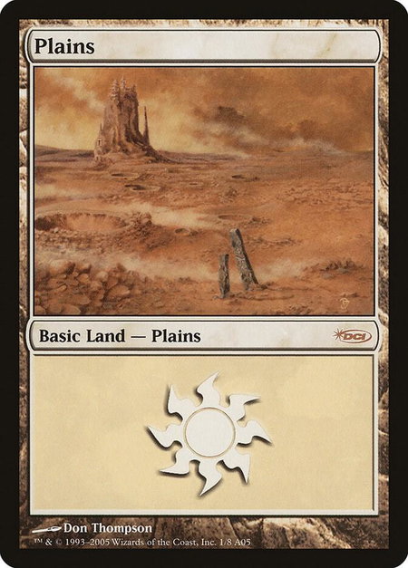 Plains (2005) - Arena Promos Magic: The Gathering trading card