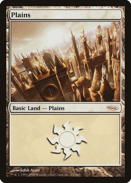 Plains (2006) - Arena Promos Magic: The Gathering trading card