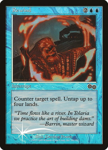 Rewind trading card from Arena Promos Rewind - Arena Promos Magic: The Gathering trading card
