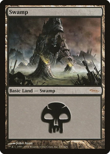 Swamp (2004) - Arena Promos Magic: The Gathering trading card