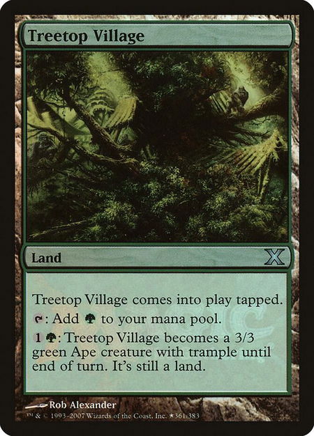 Treetop Village - WPN & Gateway Promos Magic: The Gathering trading card