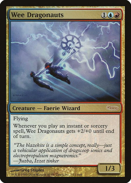 Wee Dragonauts trading card from Arena Promos Wee Dragonauts - Arena Promos Magic: The Gathering trading card