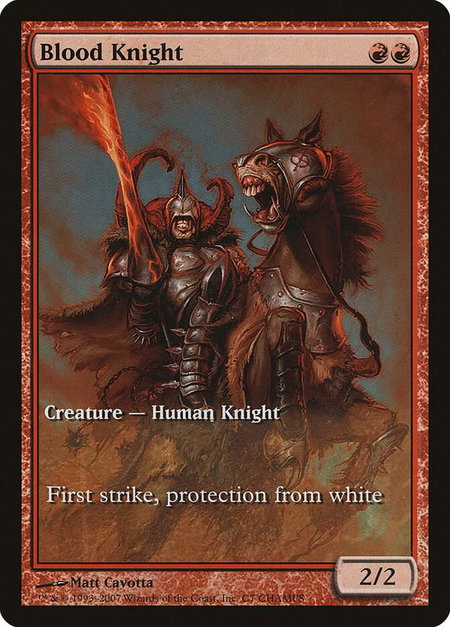 Blood Knight trading card from Champs Promos Blood Knight - Champs Promos Magic: The Gathering trading card