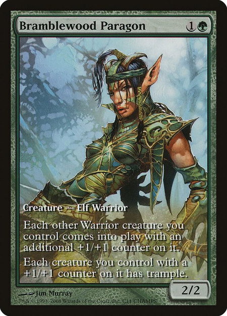 Bramblewood Paragon trading card from Champs Promos Bramblewood Paragon - Champs Promos Magic: The Gathering trading card