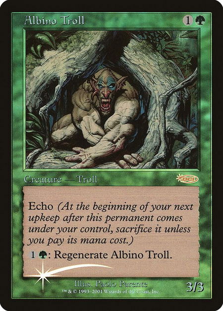 Albino Troll - FNM Promos Magic: The Gathering trading card