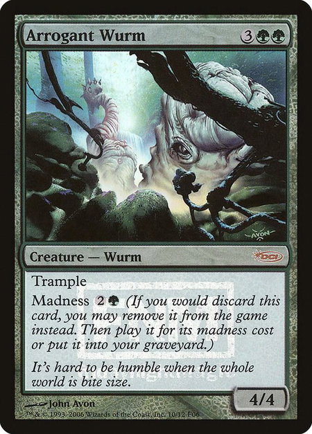 Arrogant Wurm - FNM Promos Magic: The Gathering trading card