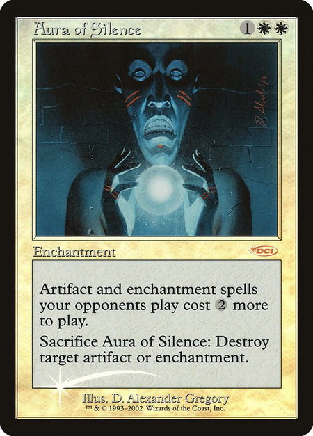 Aura of Silence - FNM Promos Magic: The Gathering trading card