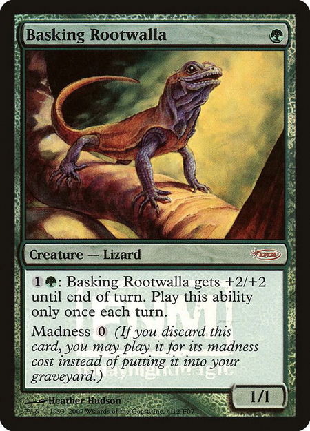 Basking Rootwalla - FNM Promos Magic: The Gathering trading card