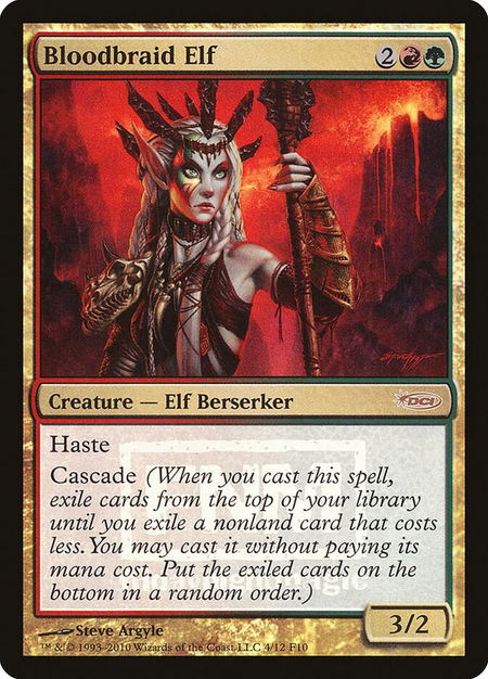 Bloodbraid Elf - FNM Promos Magic: The Gathering trading card