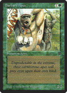 Barbary Apes - Legends (LEG) #null - Common Magic: The Gathering Trading Card