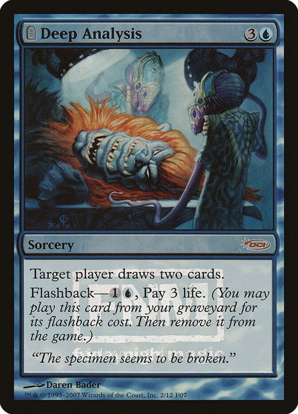 Deep Analysis - FNM Promos Magic: The Gathering trading card
