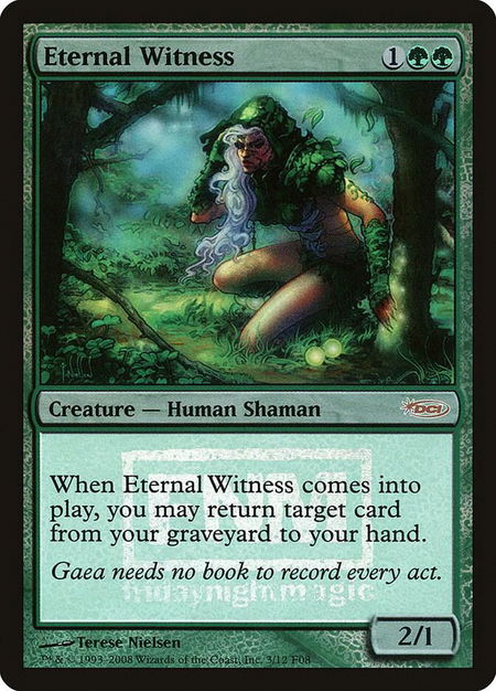 Eternal Witness - FNM Promos Magic: The Gathering trading card