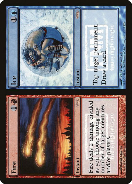 Fire // Ice trading card from FNM Promos Fire // Ice - FNM Promos Magic: The Gathering trading card