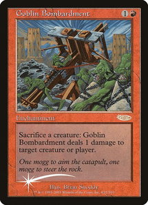 Goblin Bombardment - FNM Promos (FNM) #6 - Promo Magic: The Gathering Trading Card