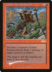 Goblin Bombardment - FNM Promos (FNM) #6 - Promo Magic: The Gathering Trading Card