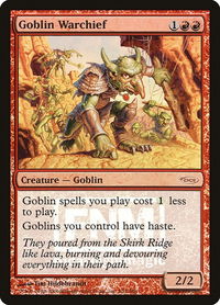 Goblin Warchief (2006) - FNM Promos (FNM) #5 - Promo Magic: The Gathering Trading Card