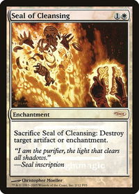 Seal of Cleansing - FNM Promos (FNM) #2 - Promo Magic: The Gathering Trading Card