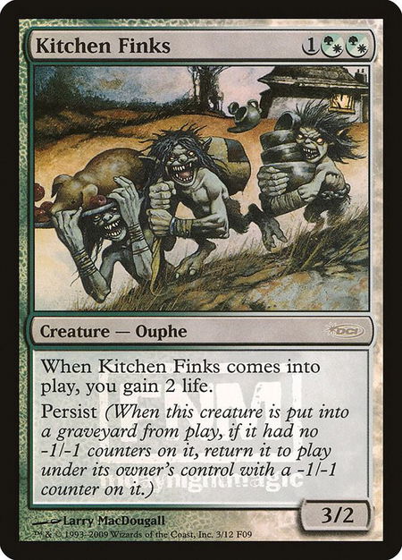 Kitchen Finks - FNM Promos Magic: The Gathering trading card