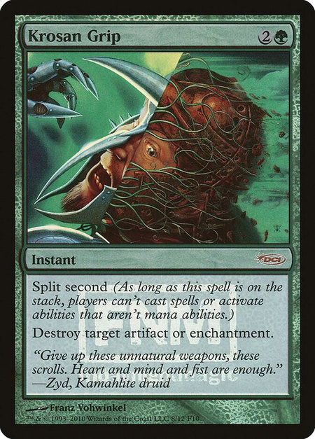 Krosan Grip trading card from FNM Promos Krosan Grip - FNM Promos Magic: The Gathering trading card