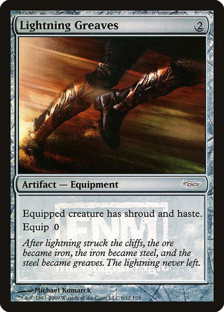 Lightning Greaves - FNM Promos Magic: The Gathering trading card