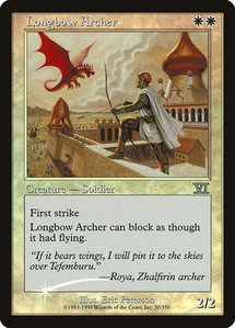 Longbow Archer - FNM Promos (FNM) #3 - Promo Magic: The Gathering Trading Card