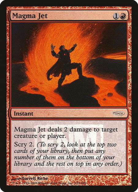 Magma Jet - FNM Promos Magic: The Gathering trading card