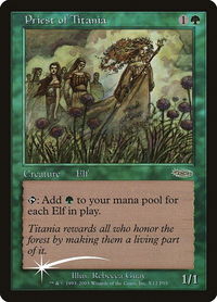 Priest of Titania - FNM Promos (FNM) #5 - Promo Magic: The Gathering Trading Card