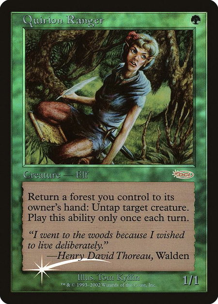 Quirion Ranger trading card from FNM Promos Quirion Ranger - FNM Promos Magic: The Gathering trading card