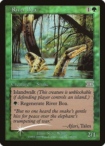River Boa - FNM Promos (FNM) #1 - Promo Magic: The Gathering Trading Card