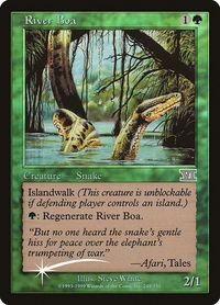 River Boa - FNM Promos (FNM) #1 - Promo Magic: The Gathering Trading Card