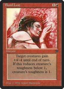 Blood Lust - Legends (LEG) #null - Uncommon Magic: The Gathering Trading Card