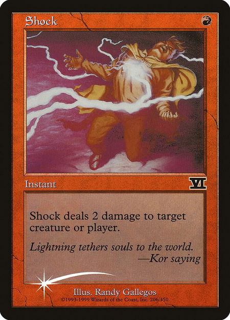 Shock - FNM Promos Magic: The Gathering trading card