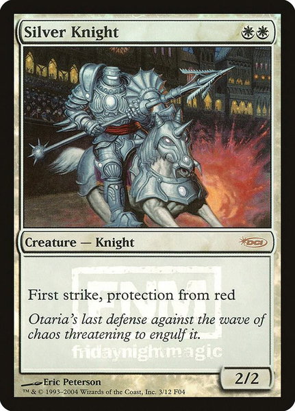 Silver Knight - FNM Promos Magic: The Gathering trading card